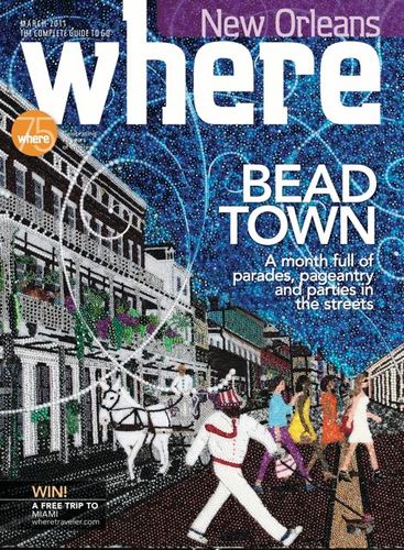 Bead Town is an exciting interactive art exhibit. We use Mardi Gras beads and other found objects to create incredible large artworks, including World Records.