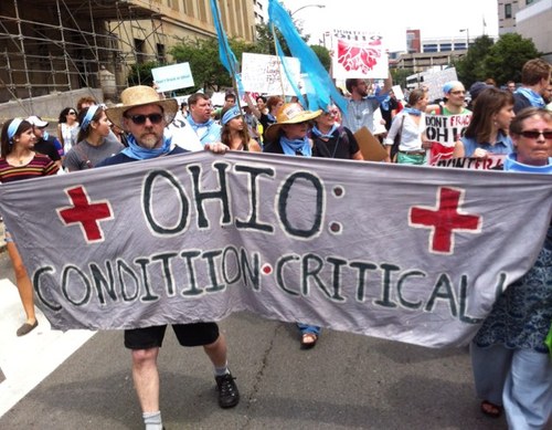 A local grassroots resistance movement against corporate greed and its influence in our political system and world.