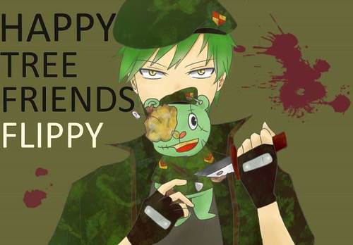 _Flippy__'s profile picture. Flippy (Happy Tree Friends) | RP | retired veteran soldier | Flaky is my Friend | #HTFFamily