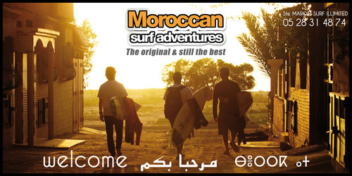 The original & still the best surf camp in Morocco. Est 2001 Beginners thru to Pros. Daily yoga sessions in beautiful surroundings.