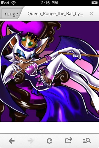 hi! My name is rouge the bat. I'm batty for jewels and i'm also a top secret agent of G.U.N. NUFF SAID.