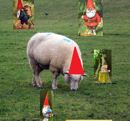 gnomos num submarino ouvindo metallica conversando com ovelhas ( donas @screambk e @_zombeatles )