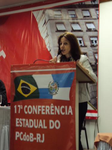 65065 Márcia Silva candidata a Vereadora da cidade do Rio de Janeiro pelo PCdoB. Professora Universitária,socióloga,engenheira civil e doutora em serviço social