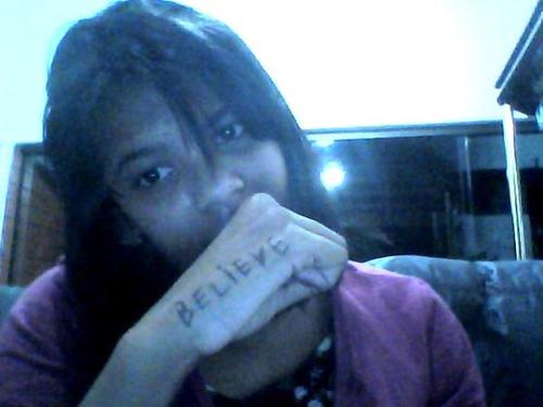 i love justin bieber forever and we believe in our dreams never say never :)