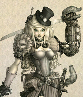 I am miss Abigail Lark, skilled professional thief and lover of music(Steampunk RP account)