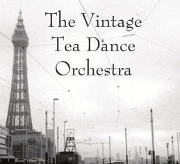 The Vintage Tea Dance Orchestra: foxtrots, quicksteps, swing, waltzes & the odd tango. Vintage Festival veterans. Sextet, led by Paul Taylor @trombonepoetry