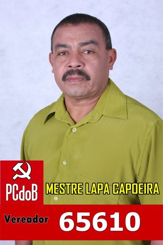 Mestre Lapa é Sergipano, residente em Guarulhos há 38 anos no bairro Cumbica. Mestre Lapa é formado do saudoso Mestre Mirão. É atual pres da Liga de Capoeira