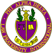 Phi Alpha Delta Benson Chapter located at Washburn School of Law in Topeka, KS
