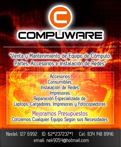CompuwareVic's profile picture. Computadoras, Accesorios & Telecomunicaciones