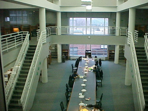 Got research questions? Ask 'em! Looking for books, articles, e-books, scanners, computers, printers? We've got those, and more. Come check us out!