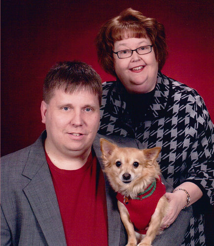Married 27 years to my wonderful wife Marlene. No children just a Chihuahua named Mr. Emmett who thinks he is human.