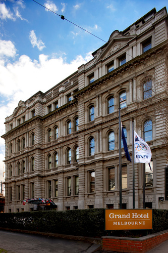 Melbourne's luxurious Grand hotel situated in the elegantly restored Old Railway Building.