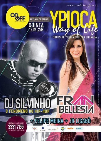 A FESTA MAIS AGUARDADA DAS FÉRIAS ESTÁ DE VOLTA!
Ypioca Way Of Life | 5th Edition | On Off Club 
Postaremos fotos e noticias da festa, Keep Calm!!!
