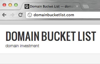 Domain Bucket List is site dedicated to domains owned by Parent Co. (PlaceAdsOnline). Troys daughter Carlee said i'm going to put that on my bucket list!.
