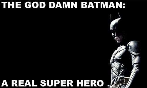 BATMANSNOTSUPER's profile picture. Batmans the name dressing for S&M my game! I'm no SUPERhero!