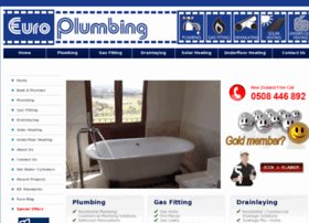 Euro Plumbing provide all kinds of plumbing, Gas Fitting, Drainlaying, Solar Heating and many more @ affordable Rates. Call us on 0508 446 892.