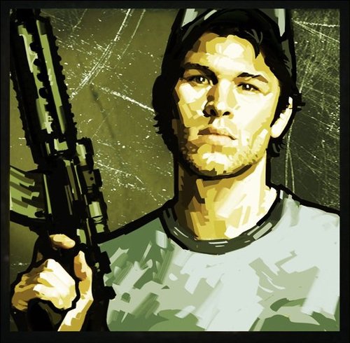 You guys ever seen somethin' like this? MAN, CEDA did uh piss-poor job uh savin' us, let me tell yuh. Th' name's Ellis, an' Ah'm jus' tryin' t' survive. #l4d2