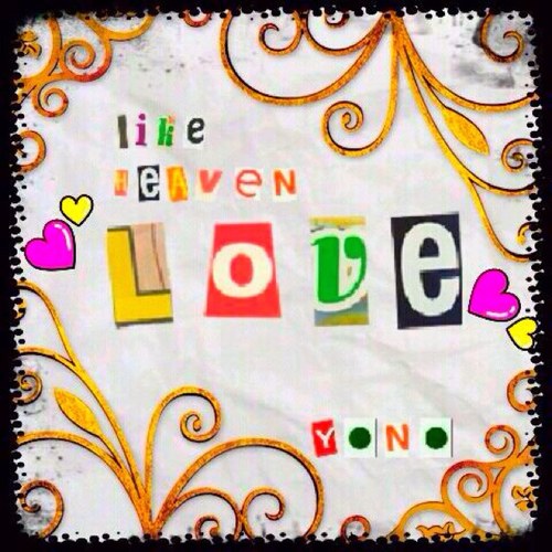 Love & heaven, it seems different but just the same! follow @likeheavenlove for the best 'HeavenLove'-Quotes and i'll follow you back, Love = Heaven..