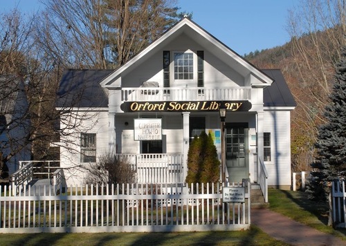 The Orford Social Library is a public library in Orford, NH.  We are located at 573 NH Rt. 10, Orford, NH