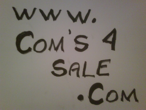 Where you'll find GREAT registered .COM'S 4 SALE ! along with many .Net's,
.Bizs, .Co's, .Me's, .Mobi's and .Ws's!