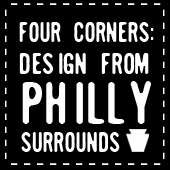 Four Corners (10/10-10/20/12) was an exhibit—and is an ongoing project—about Philadelphia & PA design. Tweets by co-curators, @carolinetiger & @repeatnorepeat.