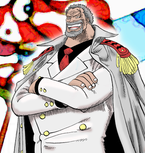 I am the Former Vice Admiral Monkey D. Garp. I am the father of Monkey D. Dragon and grandfather of Monkey D. Luffy. I am also the adoptive grandfather of Ace.