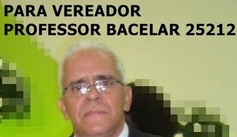 Professor de Educação Física, estou me candidatando á vereador de Salvador estou cansado de ver tanto descaso .
BACELAR em 2012 (VEREADOR DE SALVADOR)