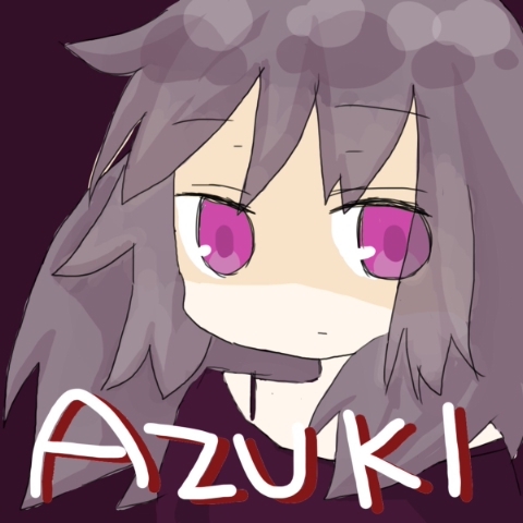 あずきちゃんだお。 暗いモード