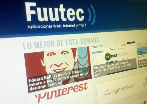 Fuutec es un blog donde se tratan temas de informática, tecnología, internet, redes sociales y cosas Geek.