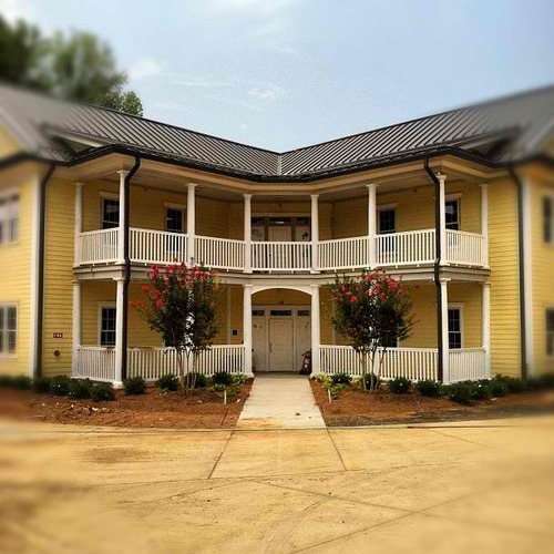 Elon University’s newest residential community, The Station at Mill Point, opens in August 2012 on Williamson Avenue across from the Town of Elon fire station.
