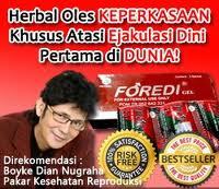ATASI EJAKULASI DINI dgn Herbal Oles Rekomendasi Boyke Dian Nugraha, Terdaftar Resmi BPOM