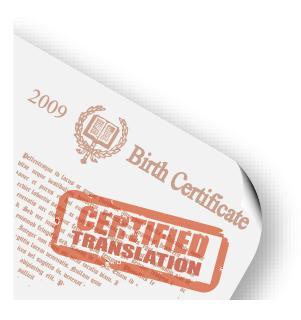 https://t.co/eOTzJkL0cT provides Birth Certificate Certified Translations in French, English, Arabic, Italian, Spanish, etc.)