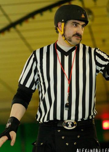 Referee for the Nashville Rollergirls and the WFTDA.
