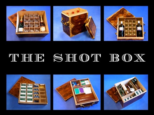 ShotBoxes's profile picture. Exclusive hand-made acacia wood boxes for storing drinks and shooting accessories. The perfect gift for the person with everything.