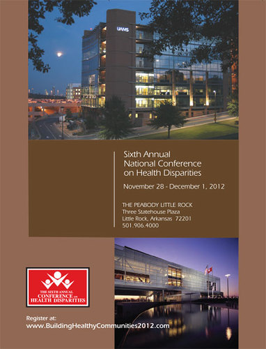 Reducing Health Dispararities Through Strengthening & Sustaining Healthy Communities. 5th Annual National Conference Nov 30-Dec 3 in Charleston, SC