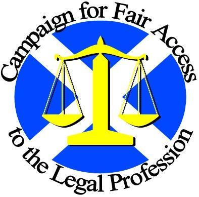 Campaign for Fair Access to the Legal Profession.  Scottish law students campaigning against financial barriers to a representative profession.