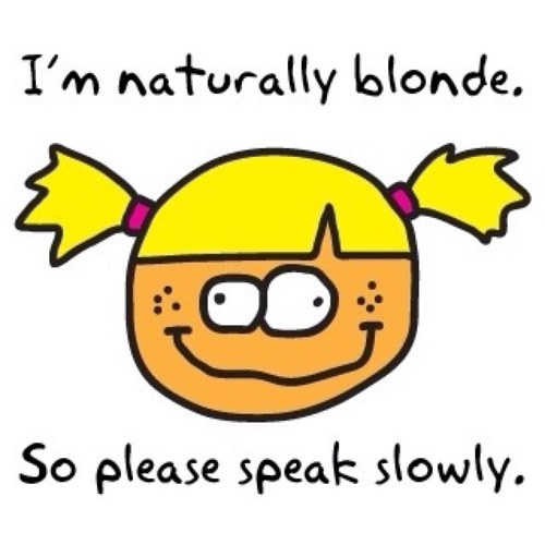 Image result for blonde joke