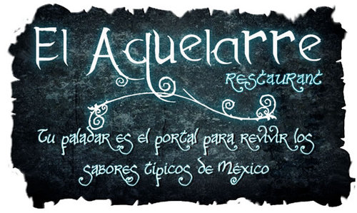 El Aquelarre es un restaurante de comida típica mexicana pero con un toque temático...el misticismo del inframundo.