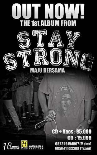 Telah tersedia !! Album pertama kami - Maju Bersama. Order : 083861971206 (Arya), 085641033388 (Tsani Hope Merch)
http://t.co/MuKSO1rqlV