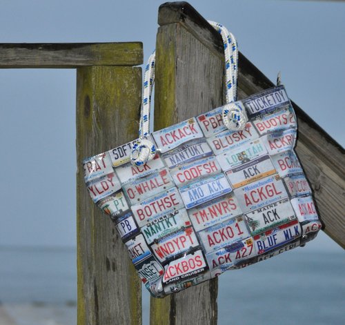 Artist, Quilter, Textile Designer Creative Director/President of Tricia Deck LLC with full line of Nantucket Licence Plate Bags