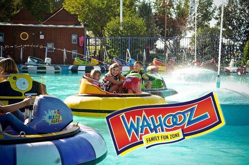 Wahooz Family Fun Zone features go-karts, miniature golf, bumper boats, batting cages, laser tag, kiddie cove and over 100 arcade games.