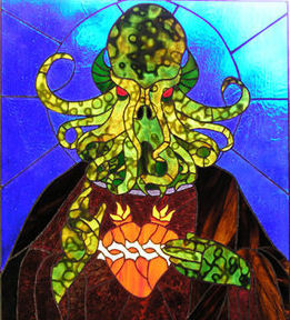 aptasha's profile picture. I am a stained glass artist, the cohost of the Audio Pandemic Show and Twigs groupie/wife.