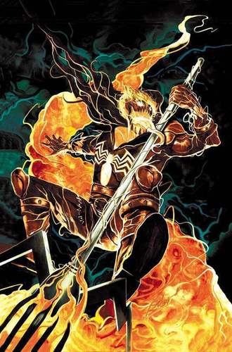 symbioteRider's profile picture. a part of venom that came off of ghost rider, then developed a consious to give its host the abilities of venom and the rider. host is Mark Jones.