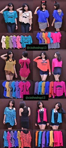 clothesshop13's profile picture. menjual macam-macam baju yg simple tapi fashionable dengan harga yang TERJANGKAU! 085781708597, pin? ask me^^