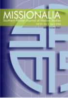 Southern African Journal for Mission Studies, Intercultural Theology or Missiology| Started by the late Dawid Bosch, in 1973 | Editor: @ReggieNel