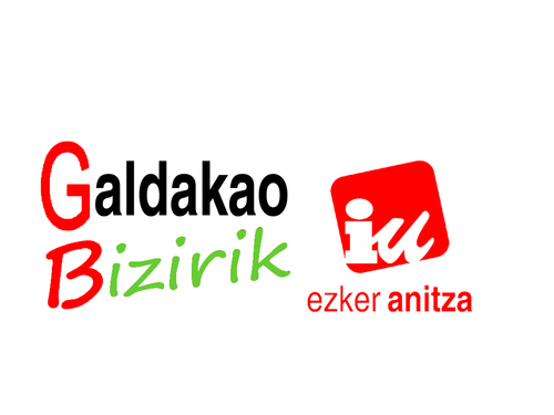 Coalición formada entre Galdakao Bizirik, Iniciativa vecinal, y Ezker Anitza-IU. Por un Galdakao construido desde la Izquierda, más participativo  y sostenible.