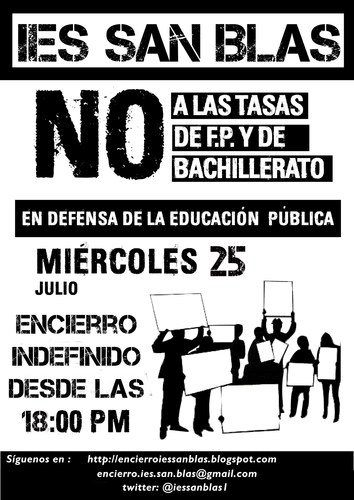 Si defiendes la educación publica síguenos. Luchamos por una educación publica gratuita y de calidad. Somos l@s alumnos del IES defendiendo nuestros derechos.