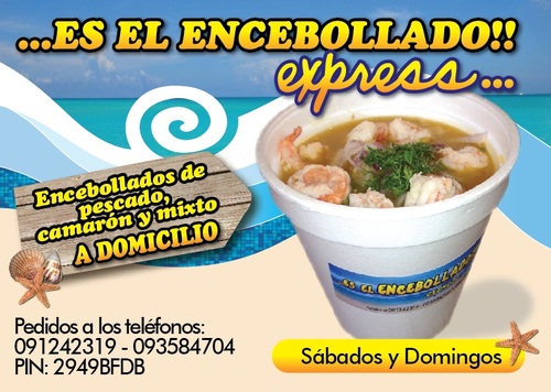 El más rico encebollado de Ciudad Celeste - Samborondón. Servicio a domicilio. Para pedidos al 091242319 - 093584704.