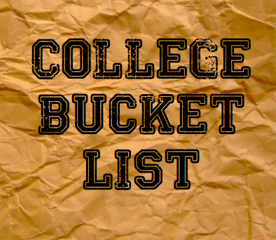 You have 4 years to get these things done. Get going!  

Tweet me your bucket list items and maybe you'll see them here!