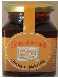 We are a small company which produces Chill Sauce.